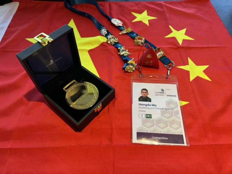 The Chinese delegation in the 2022 WorldSkills Competition has performed well