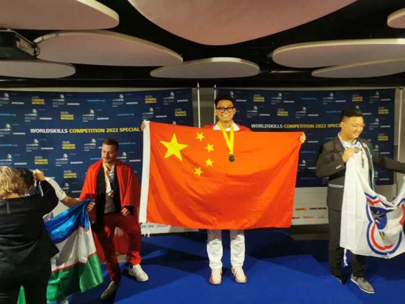 The Chinese delegation in the 2022 WorldSkills Competition has performed well