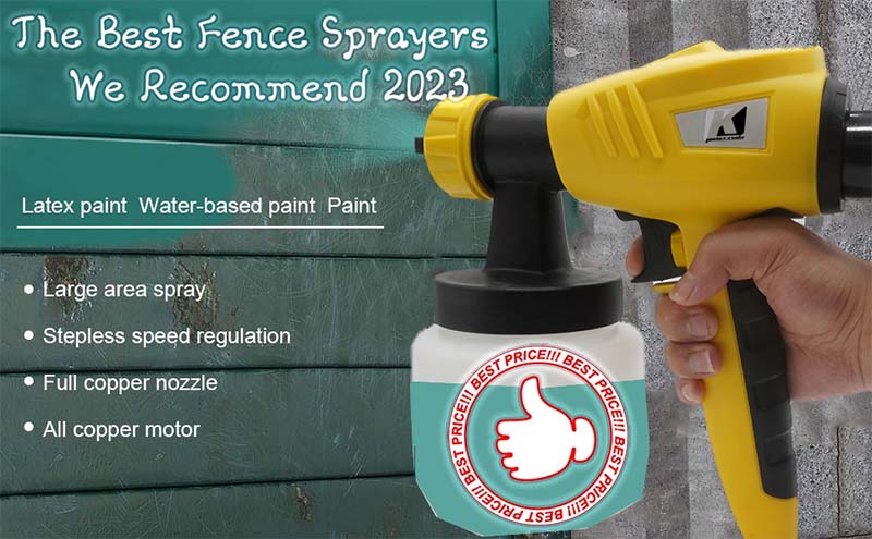 Sprayer shop for fence