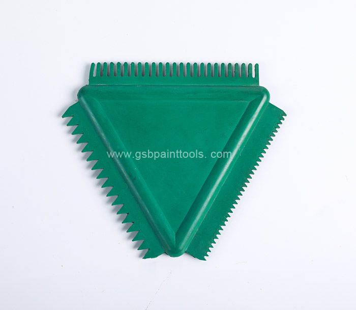 Triangular Tools(Graining Combs), Art Paint Rubber Wood Graining DIY Tool for Wall Painting Decoration DIY