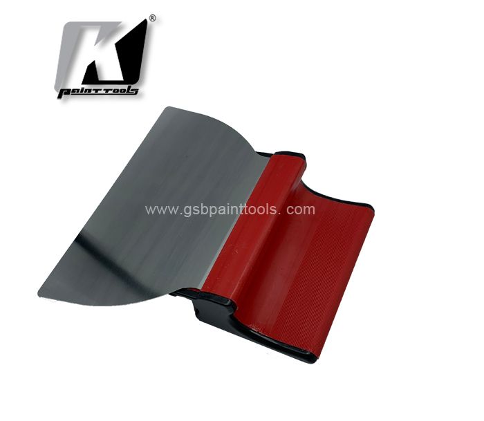 K Brand rounded corner Small red  drywall spatula, Acting on Sheetrock/ Drywall/ Gyprock/ Wall-Board
