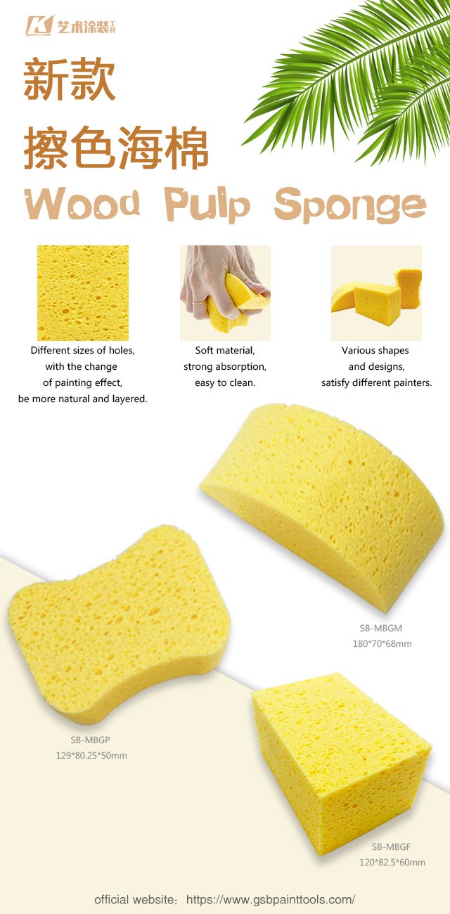 Natural Wood Pulp Sponges Absorbent Cellulose Sponges Durabl Sponges