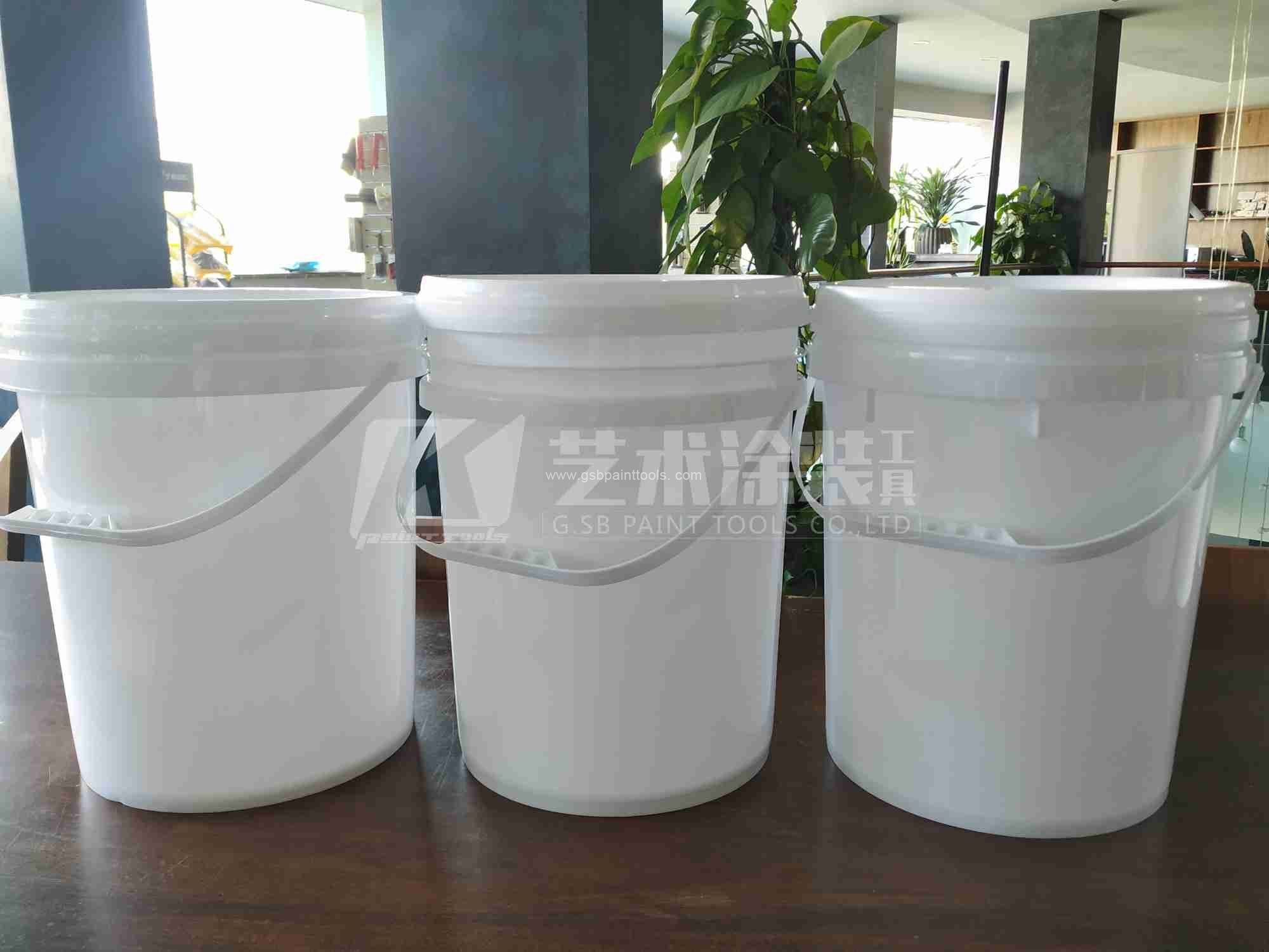 Plastic buckets pails free samples manufacture custom