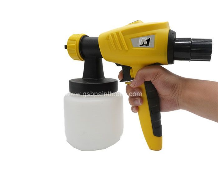 Trolley type electric low- pressure spray gun