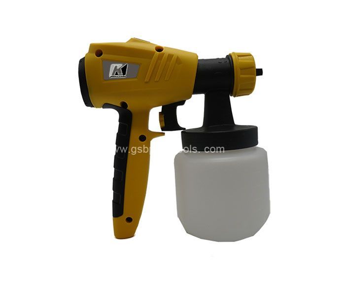 Trolley type electric low- pressure spray gun