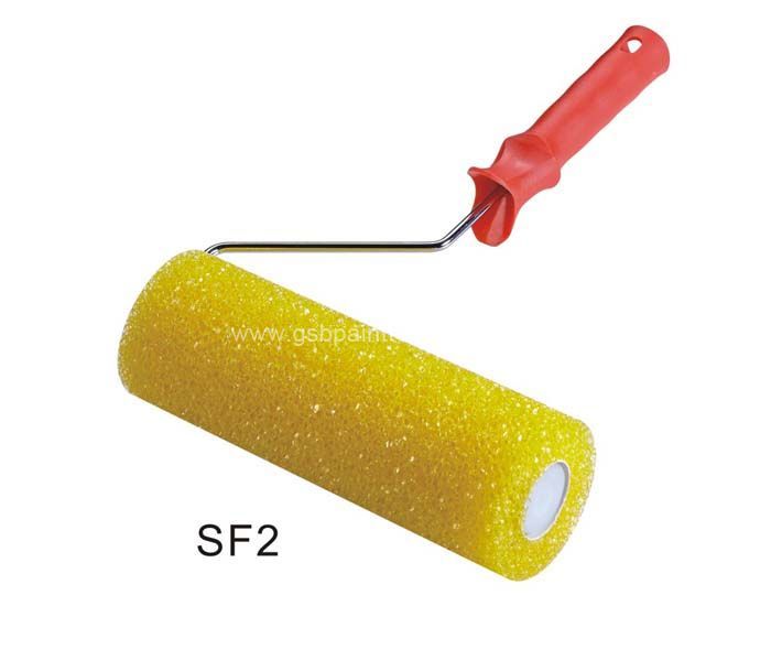 Uxcell 4.3 Inch Paint Roller Cover Small Texture Sponge Brush for