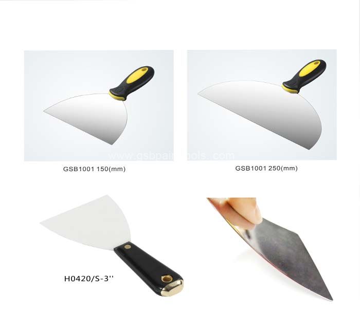 Drywall Taping Plastering Stainless Steel Joint Knife Set