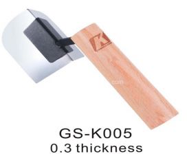 0.3mm thickness Inside Corner Knife Pro-Grade Metal Hammer End | Drywall Trowel for Finishing  | GS-K005