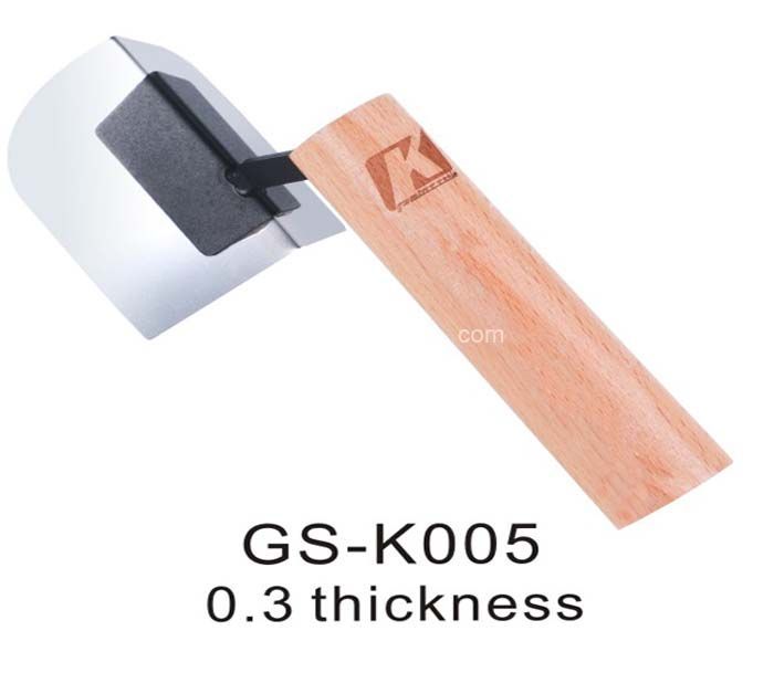 0.3mm thickness Inside Corner Knife | Pro-Grade | Metal Hammer End | Drywall Trowel for Finishing  | GS-K005