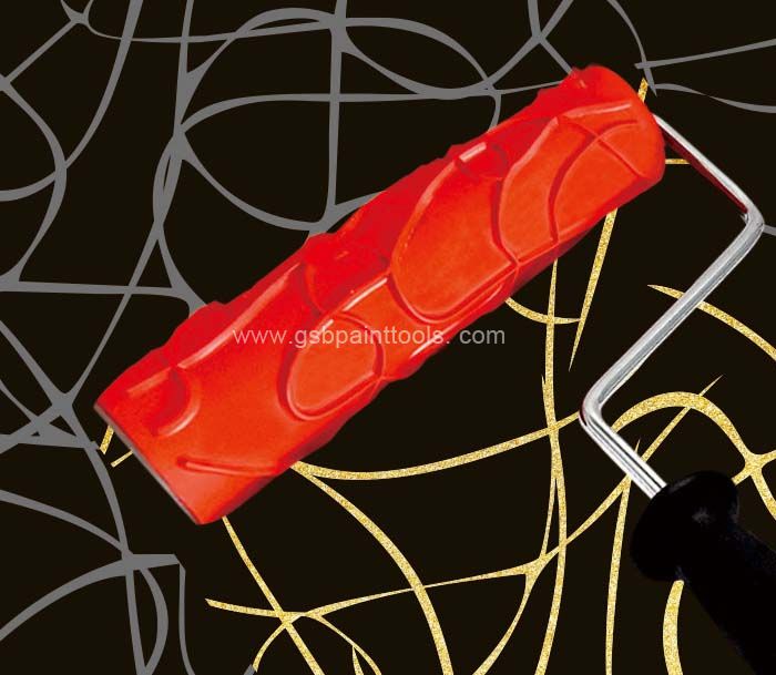 Patterned Paint Roller Decorative Rubber Roller Decorative Art Roller  Texture | eBay