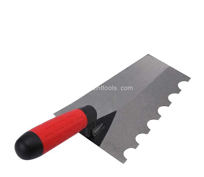 Carbon Steel Notched Finishing Trowel 