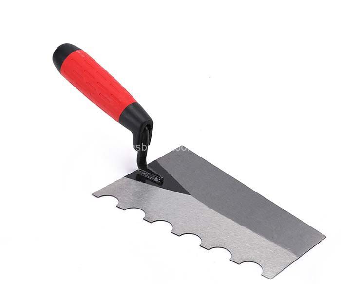 Carbon Steel Notched Finishing Trowel 