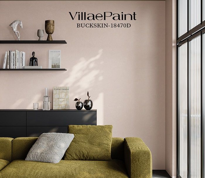 BUCKSKIN Suede Effect Paint Velvet Matte Artistic Wall Coating for Interiors
