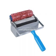 Soft Pattern Roller 6“ Applicator For Creating Ideas on Paint Patterns, Borders, Wall Decals and Decorative Stickers