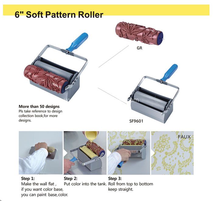 Soft Pattern Roller 6“ Applicator