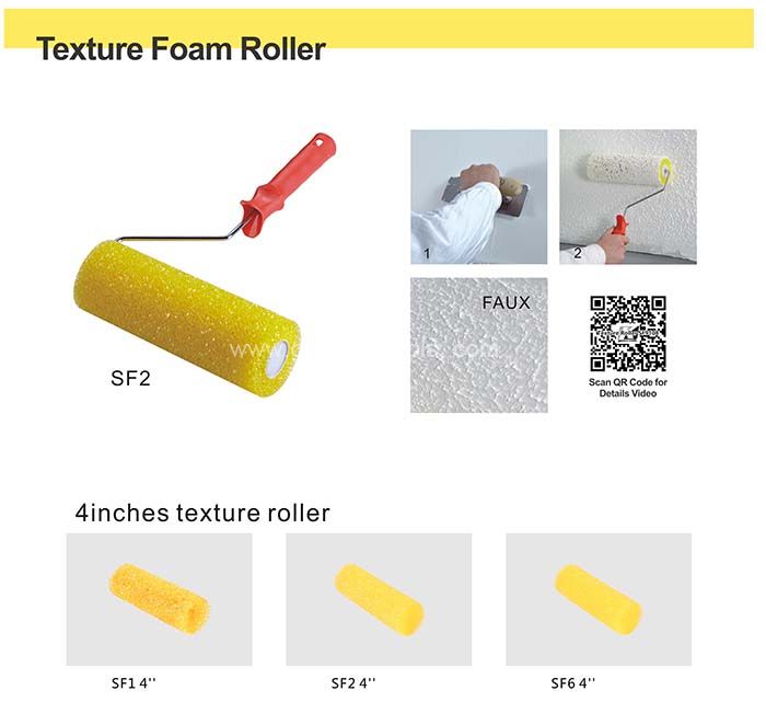 4-inch, 7-inch and 9-inch Textured Foam Roller with Handle 4-inch, 7-inch and 9-inch Textured Foam Roller with Handle