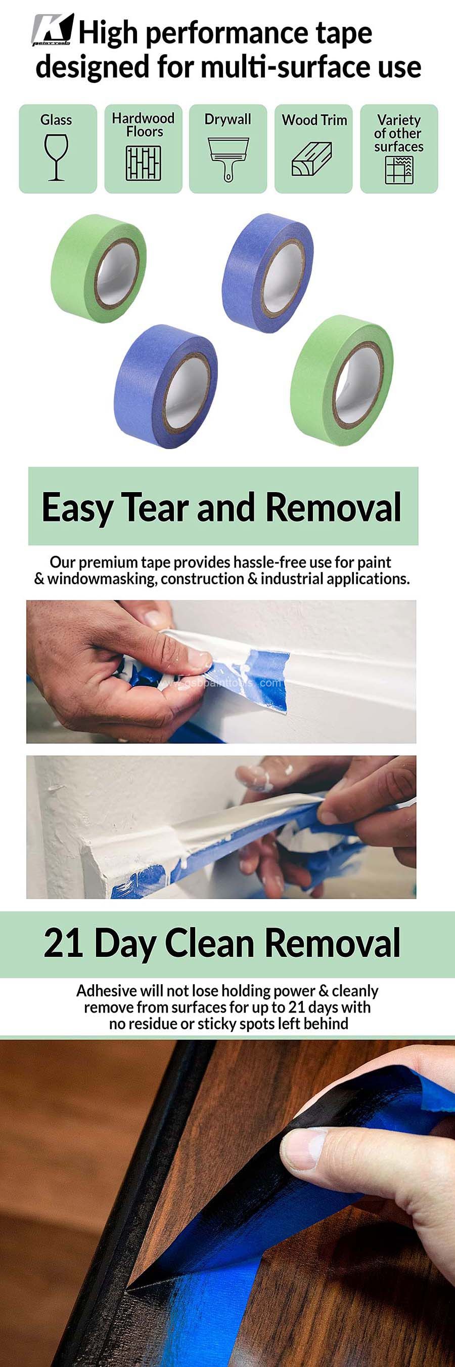 When to remove painters tape for a seamless finish